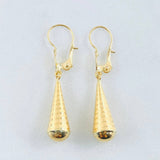 Candongas Lagrima 1.05gr / 3.3cm / Oro Amarillo 18K