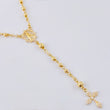Rosario Virgen Guadalupe Diamantado 7.05 g / 50 cm / 3 mm - 4 mm Oro Amarillo 18K