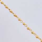 Rosario Virgen Guadalupe Diamantado 7.25 g / 50 cm / 3 mm - 4 mm Oro Amarillo 18K