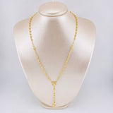 Rosario Virgen Guadalupe Diamantado 7.05 g / 50 cm / 3 mm - 4 mm Oro Amarillo 18K