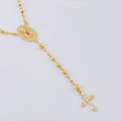 Rosario Virgen Guadalupe Diamantado 7.65 g / 47.5 cm / 3 mm - 4 mm Oro Amarillo 18K