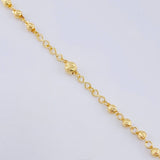 Rosario Virgen Guadalupe Diamantado 7.65 g / 47.5 cm / 3 mm - 4 mm Oro Amarillo 18K