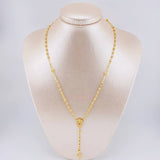 Rosario Virgen Guadalupe Diamantado 7.65 g / 47.5 cm / 3 mm - 4 mm Oro Amarillo 18K