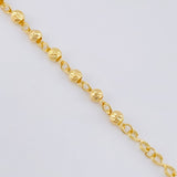 Rosario Virgen Milagrosa Diamantado 7.05 g / 47.5 cm / 3 mm - 4 mm Oro Amarillo 18K