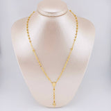 Rosario Virgen Milagrosa Diamantado 7.05 g / 47.5 cm / 3 mm - 4 mm Oro Amarillo 18K