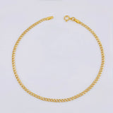 Pulso Cubano 0.8 g / 19 cm / 2 mm Oro Amarillo 18K