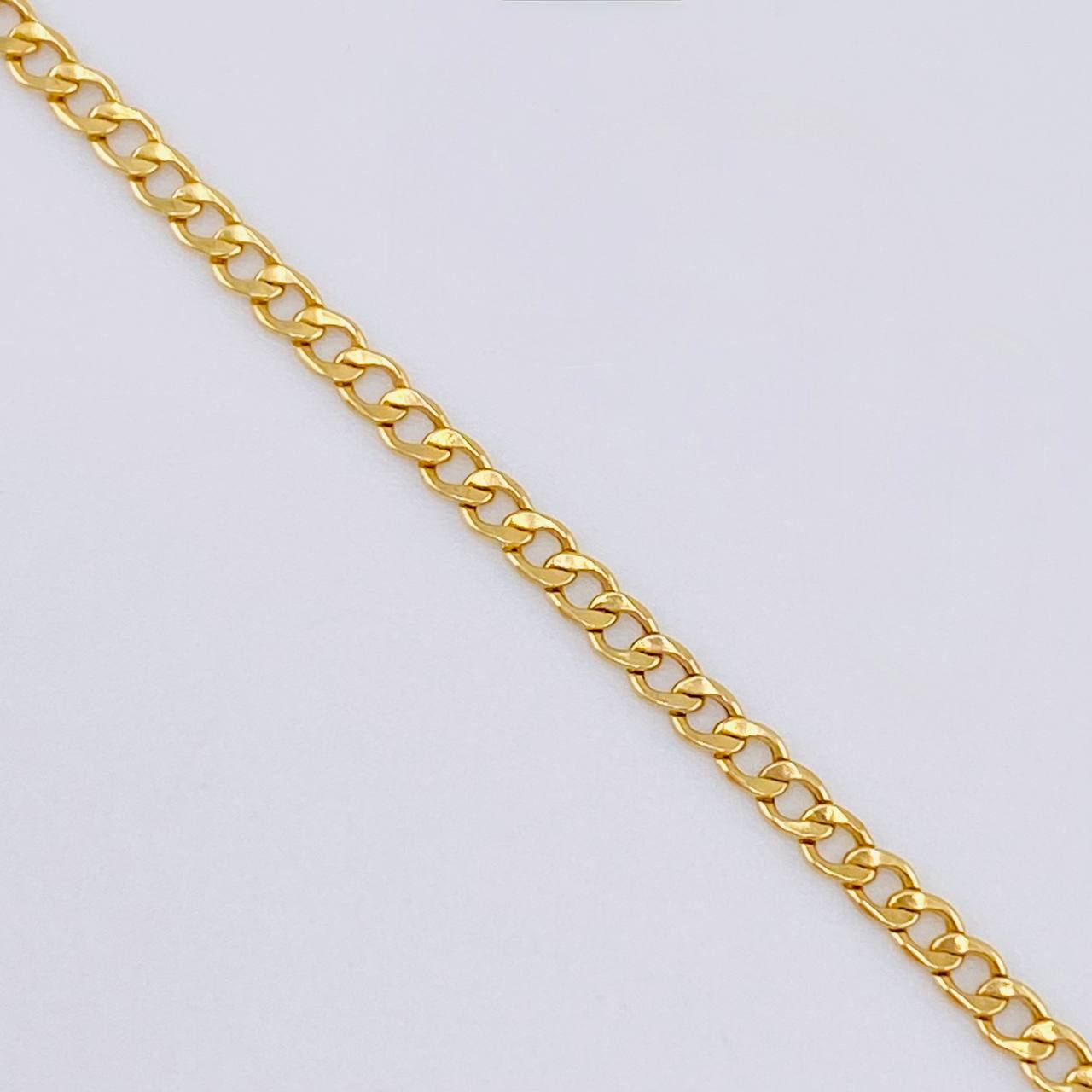 Pulso Cubano 0.8 g / 19 cm / 2 mm Oro Amarillo 18K