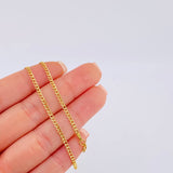Pulso Cubano 0.8 g / 19 cm / 2 mm Oro Amarillo 18K