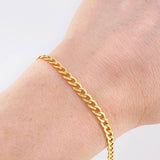Pulso Cubano 2.7 g / 20 cm / 4.2 mm Oro Amarillo 18K