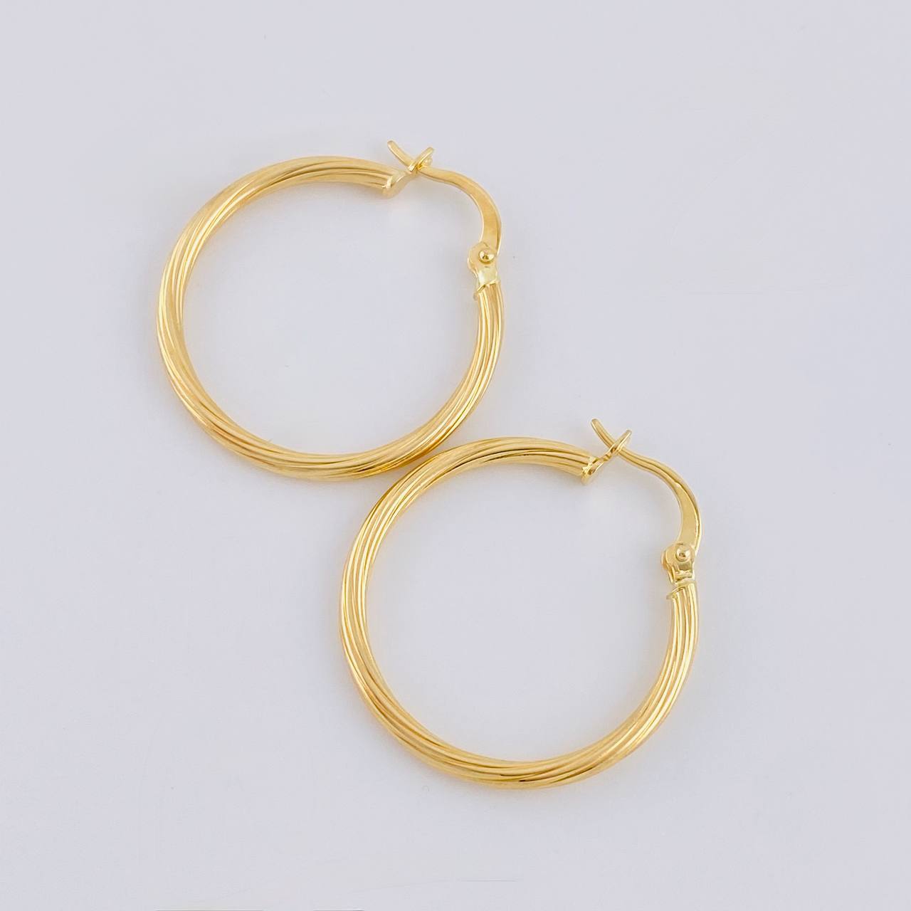 Candongas Espiral 2g / 3.1cm Oro Amarillo 18K