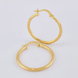 Candongas Espiral 2g / 3.1cm Oro Amarillo 18K