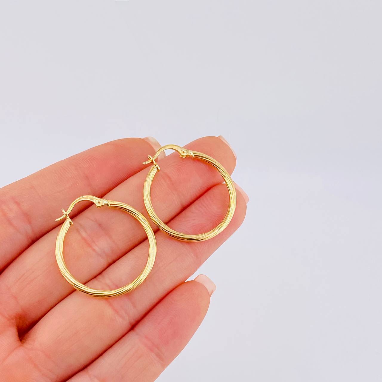 Candongas Espiral 2g / 3.1cm Oro Amarillo 18K