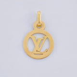 Dije Circulo Letra 0.5 g / 2 cm Oro Amarillo 18K