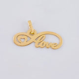 Dije Love Infinito 0.45 g / 1.2 cm Oro Amarillo 18K