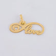 Dije Love Infinito 0.55 g / 1.2 cm Oro Amarillo 18K