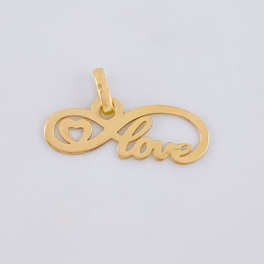 Dije Love Infinito 0.55 g / 2.1 cm Oro Amarillo 18K