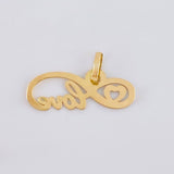 Dije Love Infinito 0.55 g / 1.1 cm Oro Amarillo 18K
