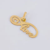 Dije Love Infinito 0.45 g / 1.2 cm Oro Amarillo 18K