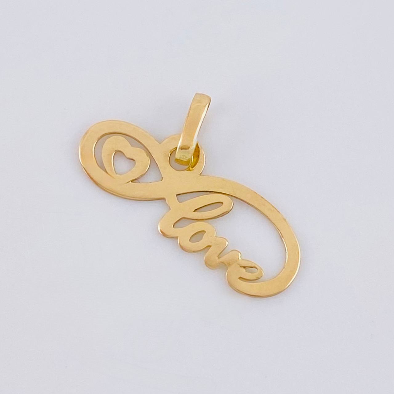 Dije Love Infinito 0.55 g / 1.2 cm Oro Amarillo 18K