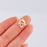 Dije Niña Silueta 0.45 g / 2 cm Oro Amarillo 18K