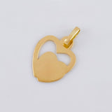 Dije Corazones Unidos 0.55 g / 1.8 cm Oro Amarillo 18K