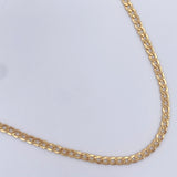 Cadena Cubana 11.2gr / 60cm / +0 Oro 18K &