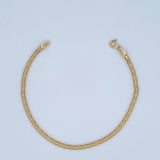 Pulso Chino 1.9gr / 18.6cm / +1 Oro 18K &