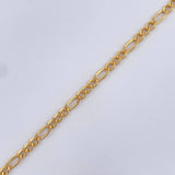 Pulso Figaro 2.3gr / 19cm / +1 Oro 18K &