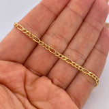 Pulso Figaro 2.3gr / 19cm / +1 Oro 18K &