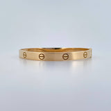 Pulso Aro Tornillo 6.9gr / 18cm / Oro Amarillo +4 18K $