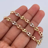 Tobillera GC 5.8gr / 24.8cm / 4.9mm Tres Oros 18K $