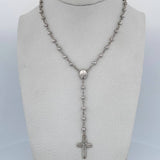 Rosario Virgen Milagrosa 6.15gr / 49.2cm / Oro Blanco 18K $