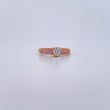 Anillo Solitario Oso Ts 2.2gr / T7 / Circones Rosados Blancos Oro Amarillo 18K $