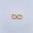 Candongas Lia 2.15gr / 1.1cm / Lisa Oro Amarillo 18K $