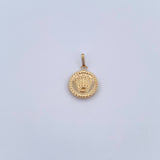 Dije Corona RX 0.85gr / 1.9cm / Troquelado Oro Amarillo 18K $
