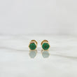 Topos Piedra Base Hexagonal 1.4gr / 5mm Esmeraldas 36Pts Oro Amarillo 18K (Joya)