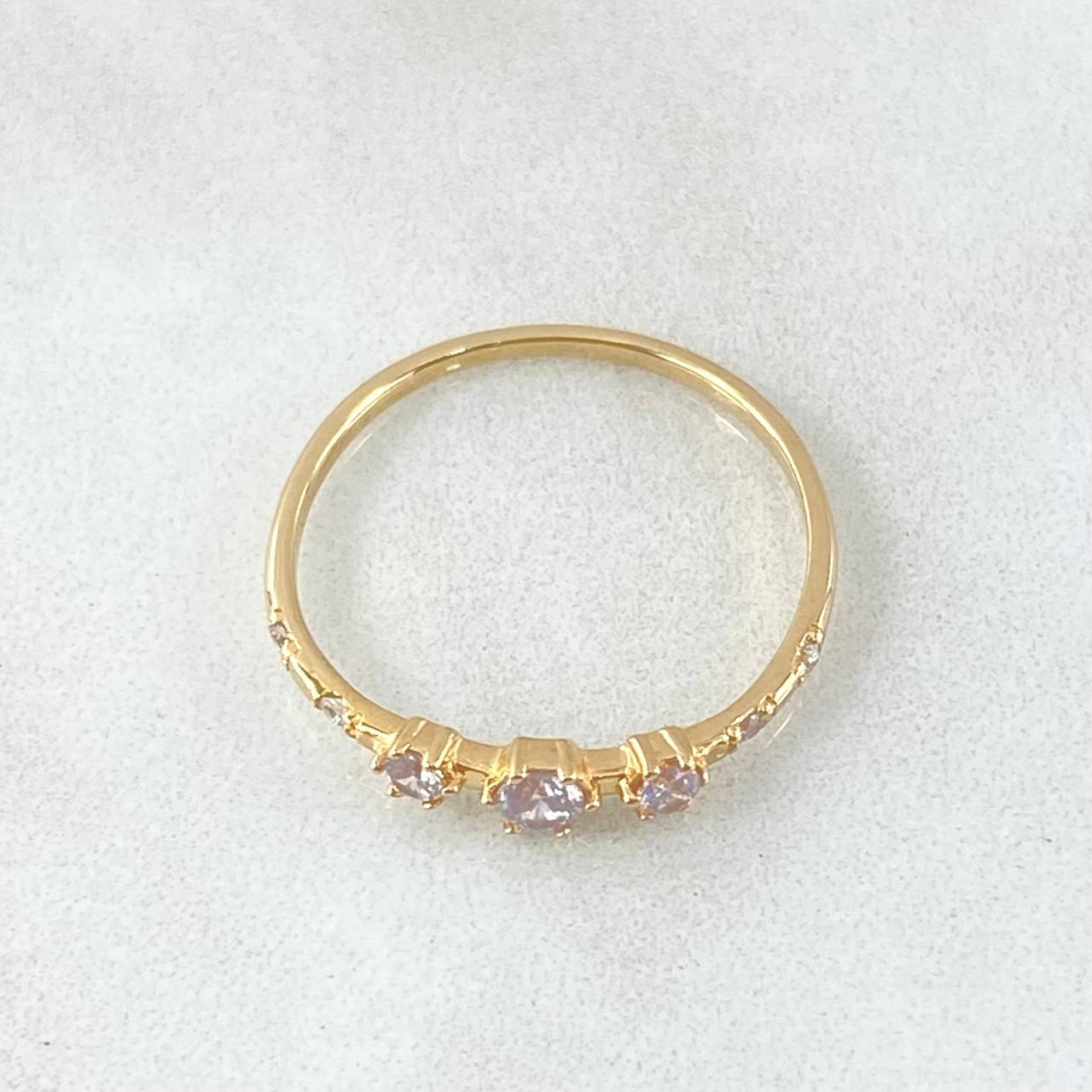 Anillo Triple Orion 1.45gr / T8 / Oro 18K