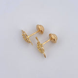 Topos Corazon Flecha 1.2gr / Oro 18K $