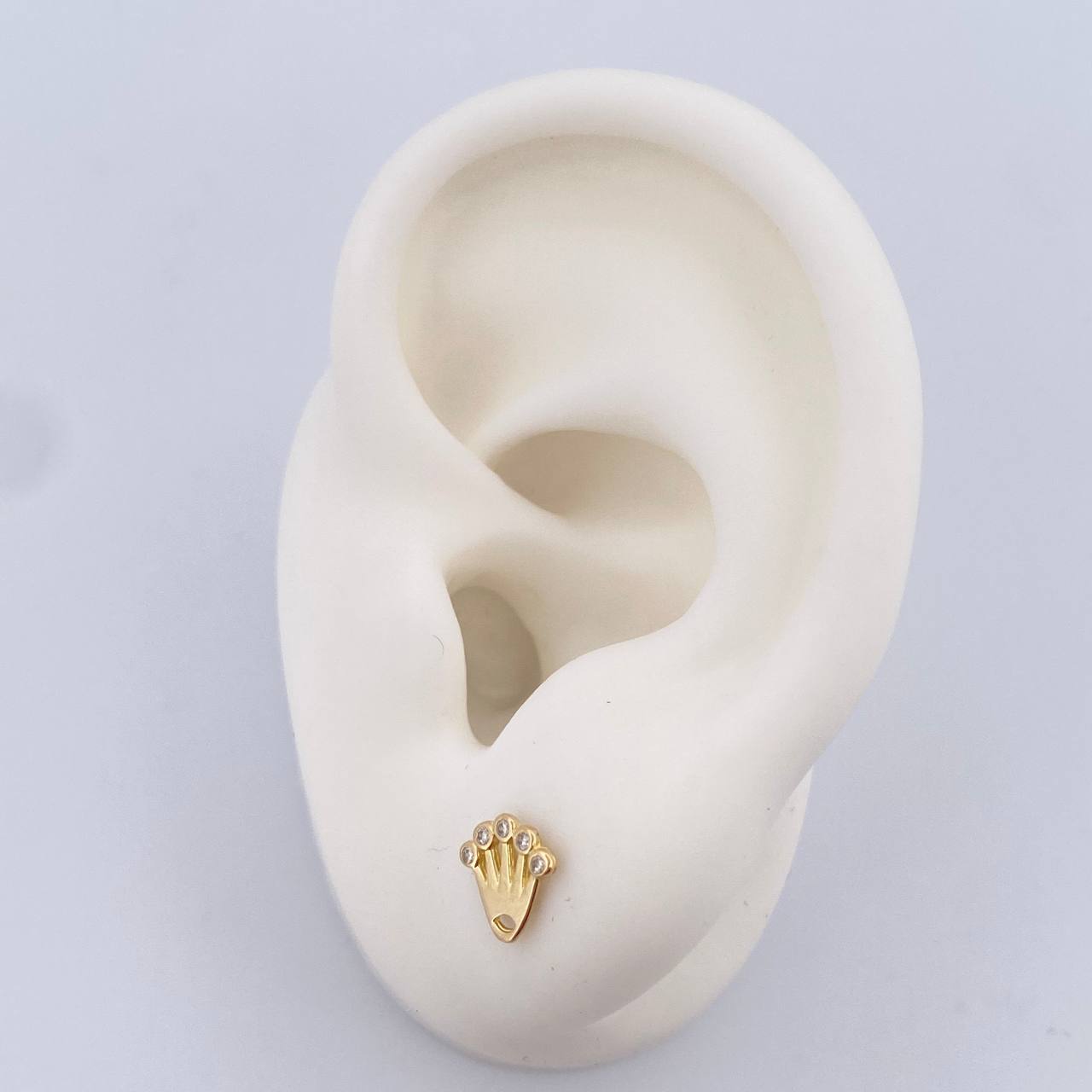 Topos Corona 0.8gr / 7mm Oro Amarillo 18K %