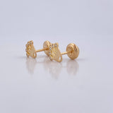 Topos Corona 0.8gr / 7mm Oro Amarillo 18K %