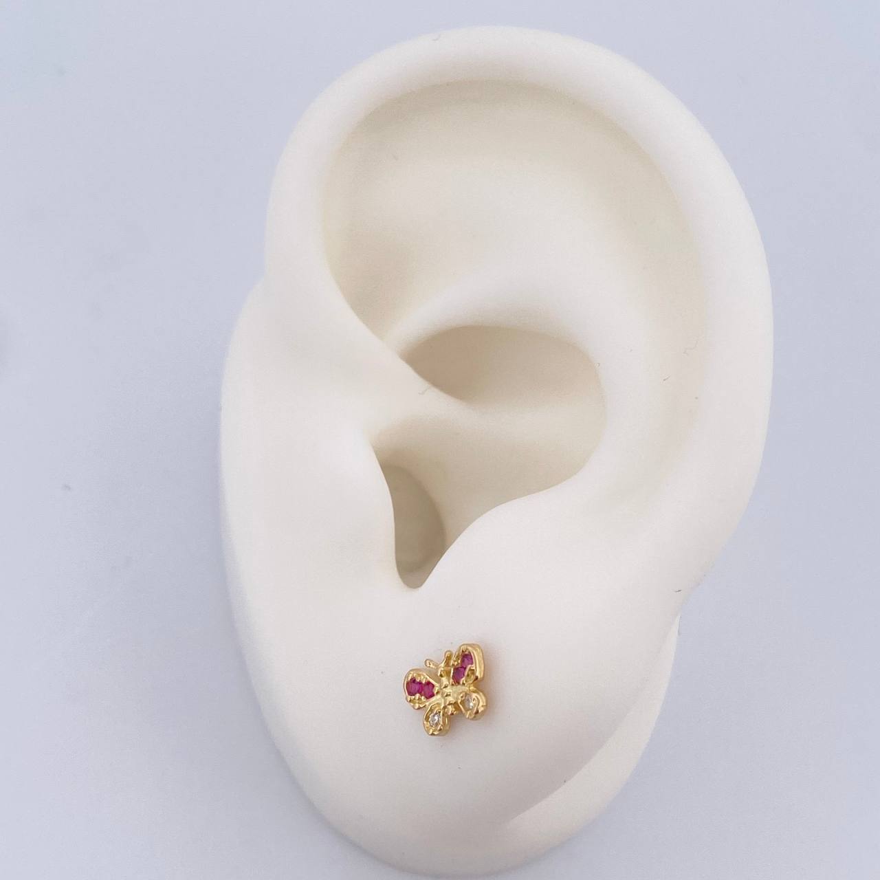 Topos Mariposa 0.95gr / Oro 18K $