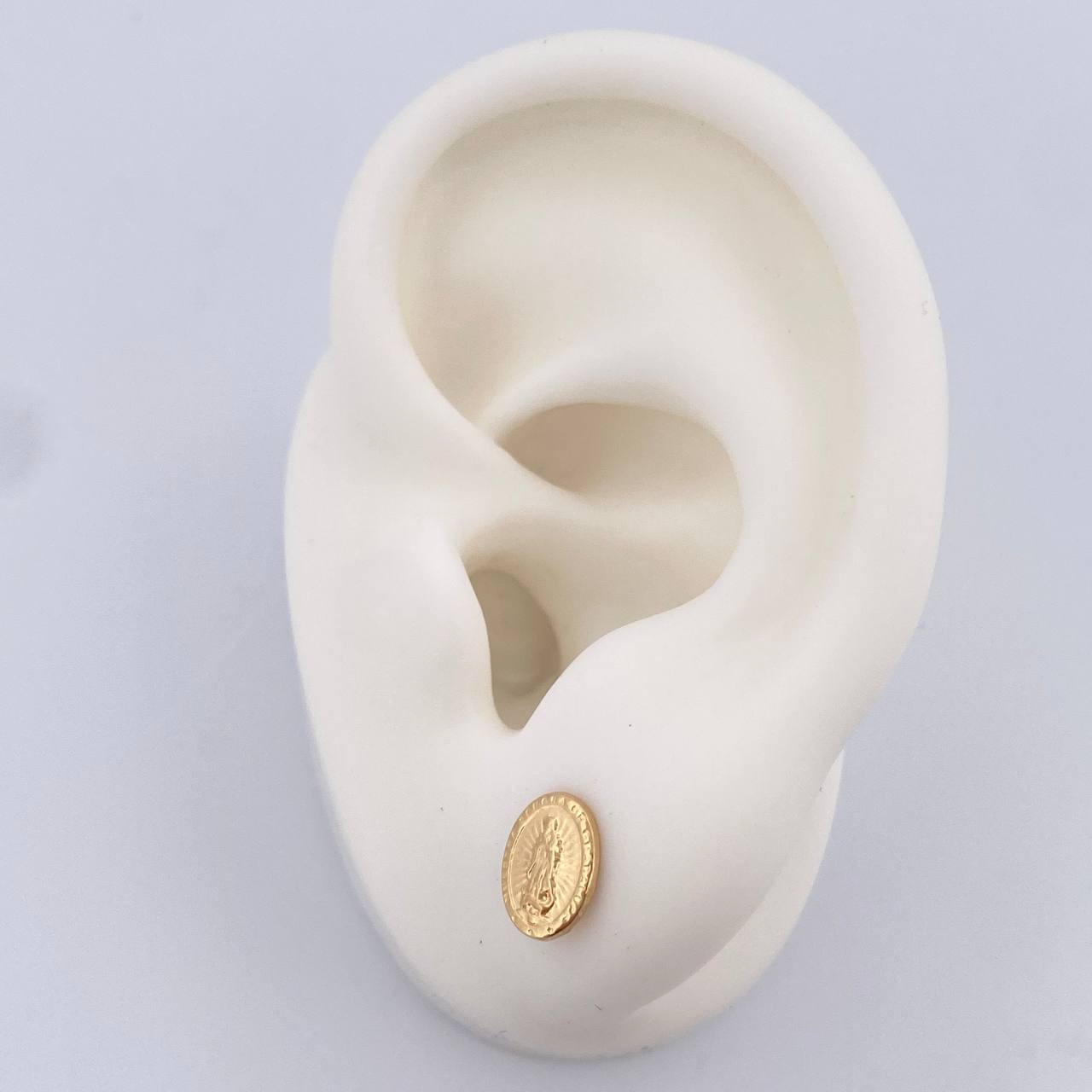 Topos Virgen De Guadalupe 0.65gr / 7mm Oro Amarillo 18K %