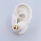 Topos Bola 1.6gr / 10mm Diamantadas Oro Amarillo 18K $