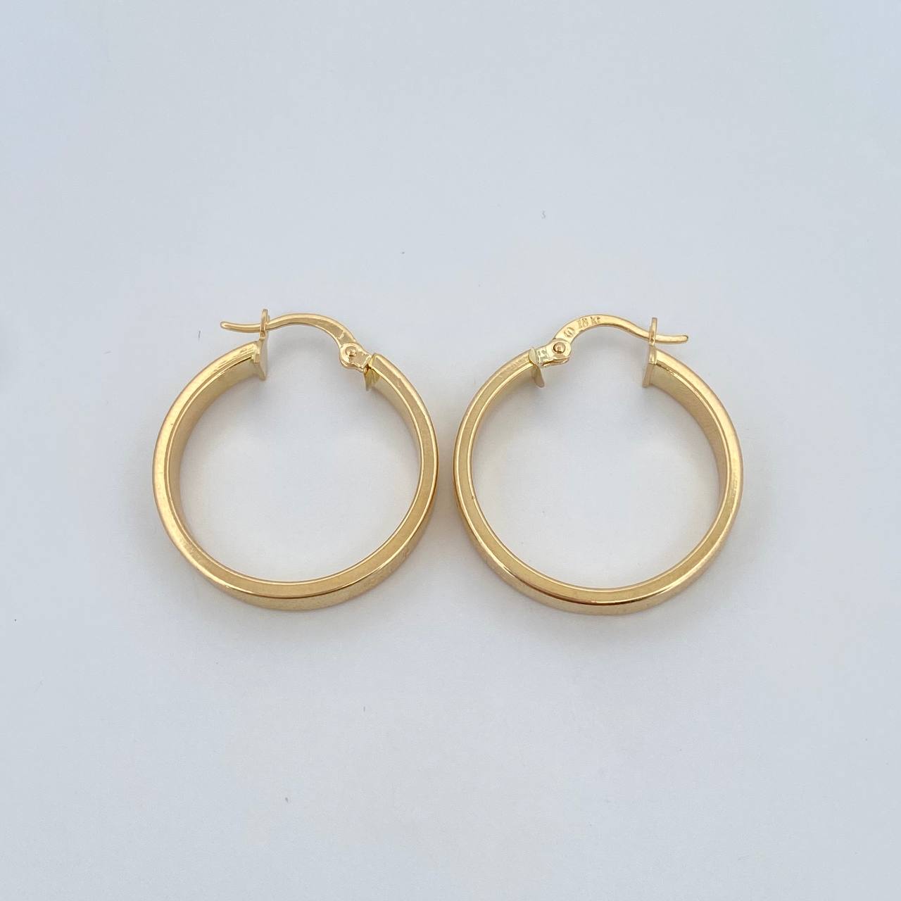Candongas Tribal 3.65gr / 2.8cm / Oro Amarillo 18K $