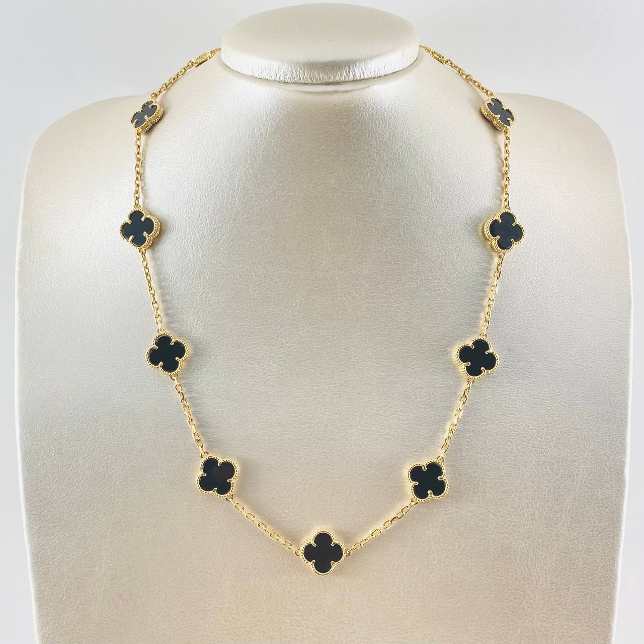 Cadena Aro Seguido Trebol 27.1gr / 50cm / Nac.Esp. Oro 18K -