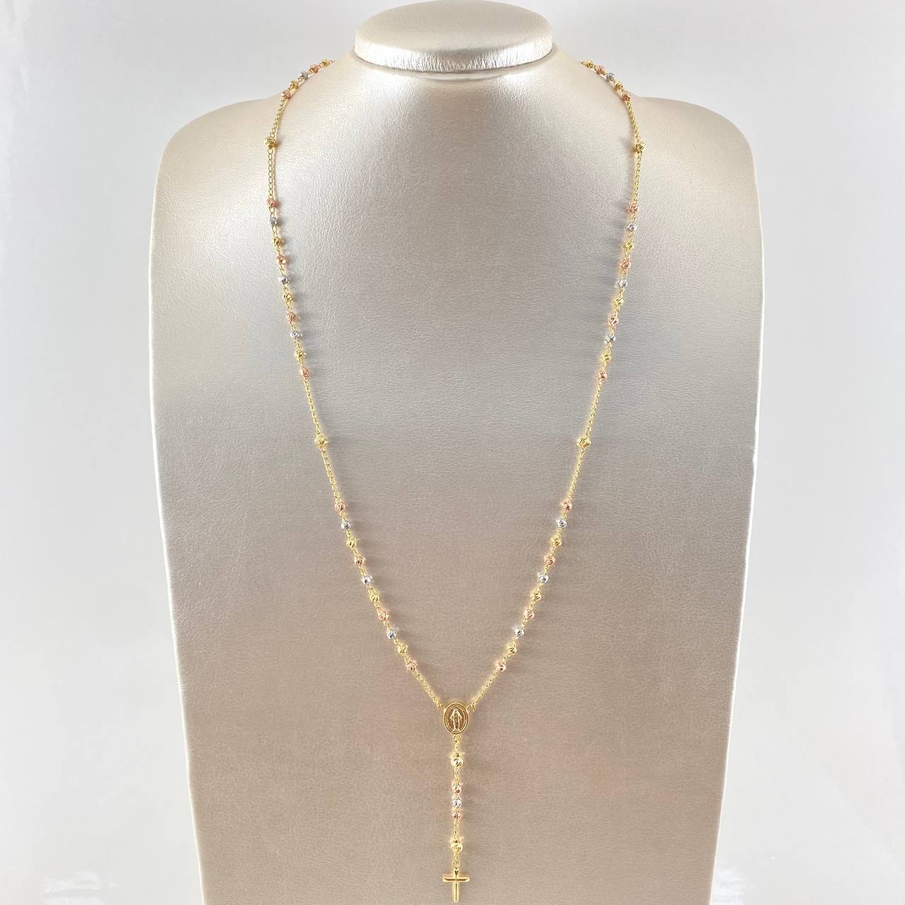 Rosario Virgen Milagrosa 8.35gr / 60cm / Oro 18K