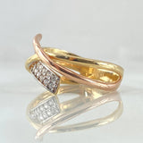 Anillo Cruzado 3.6gr / T6 1/4 / Oro 18K