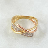 Anillo Cruzado 3.6gr / T6 1/4 / Oro 18K