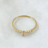 Anillo Solitario 1.05gr / T5 3/4 / Oro 18K *