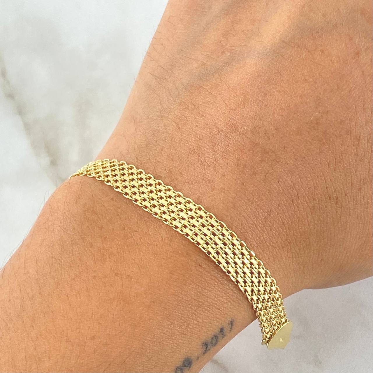 Pulso Chino 8.7gr / 21cm / +0 Oro 18K ©
